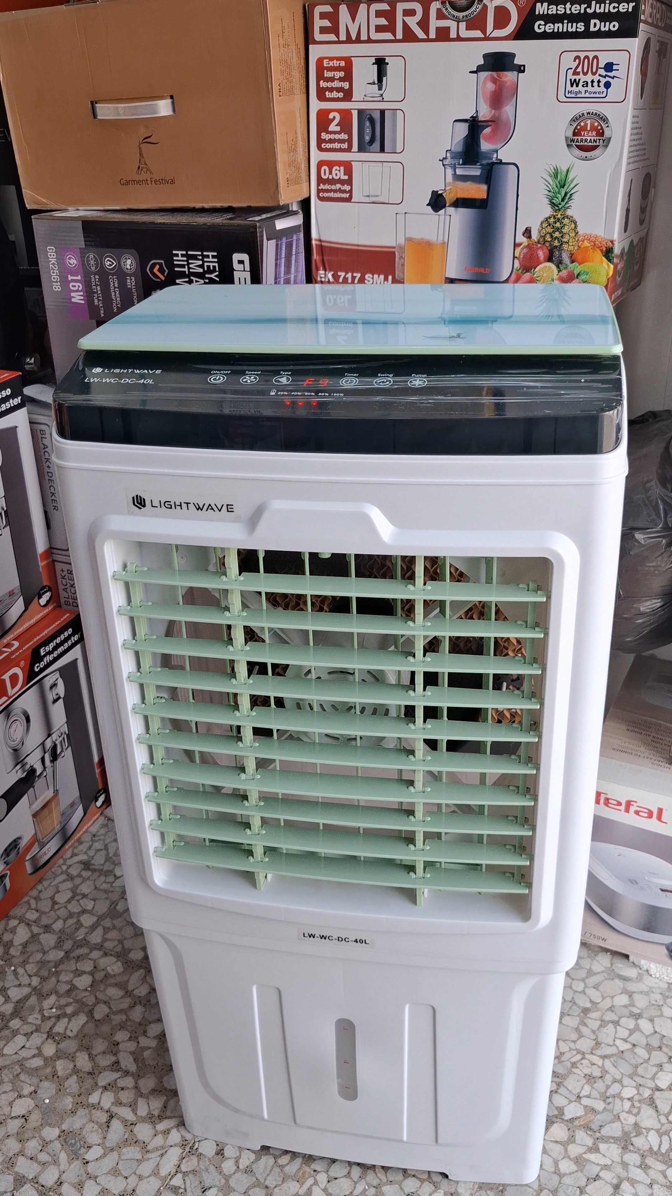 کولر آبی شارژی ۴۰ لیتری لایت ویو