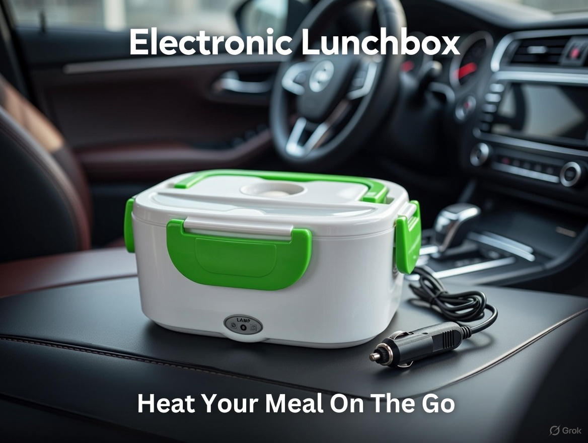 لانچ باکس فندکی خودرو(ظرف غذا گرم نگهدار با قابلیت اتصال به فندکی ماشین)