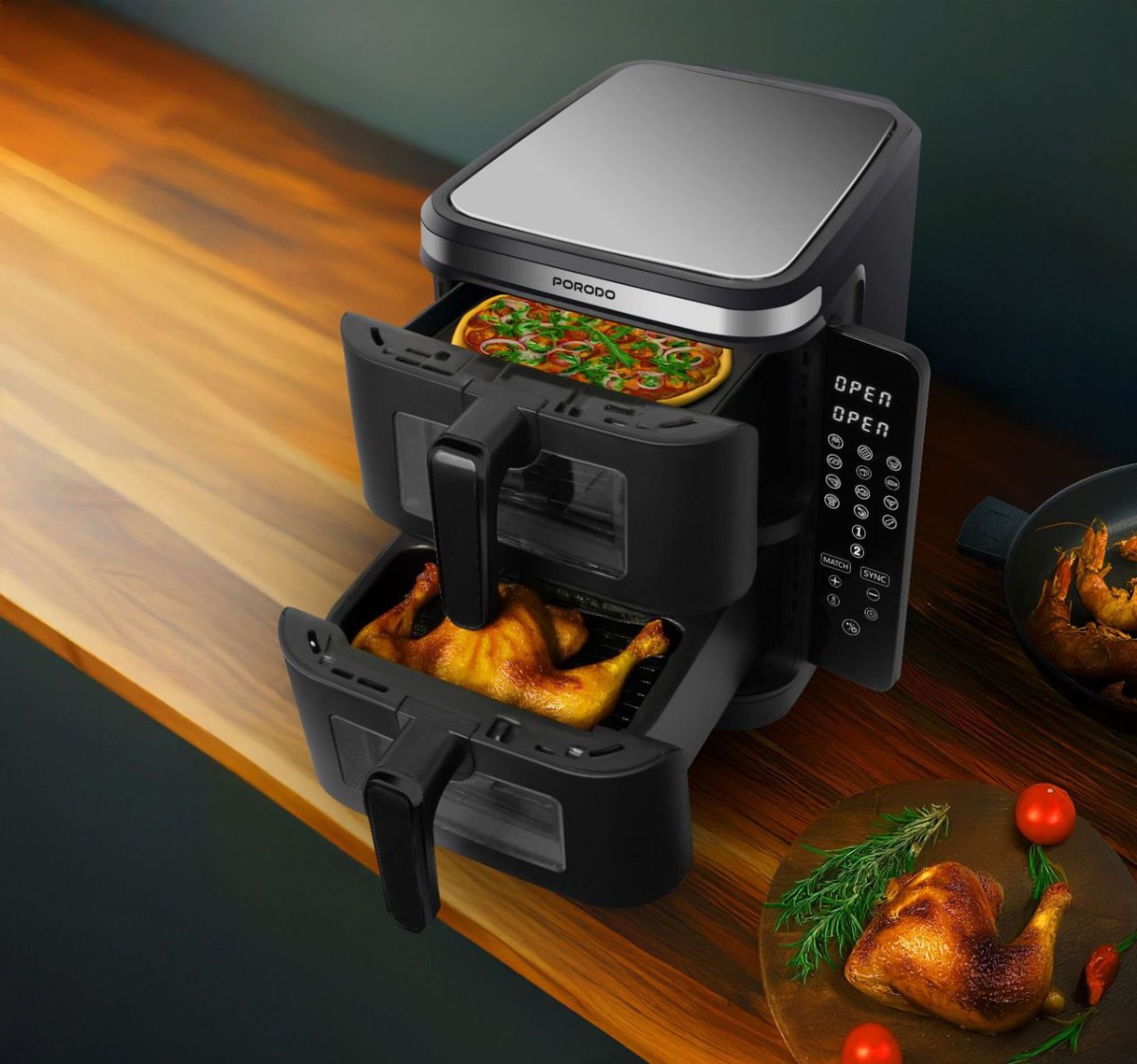 سرخ کن ۱۱ لیتری پرودو (دو طبقه)