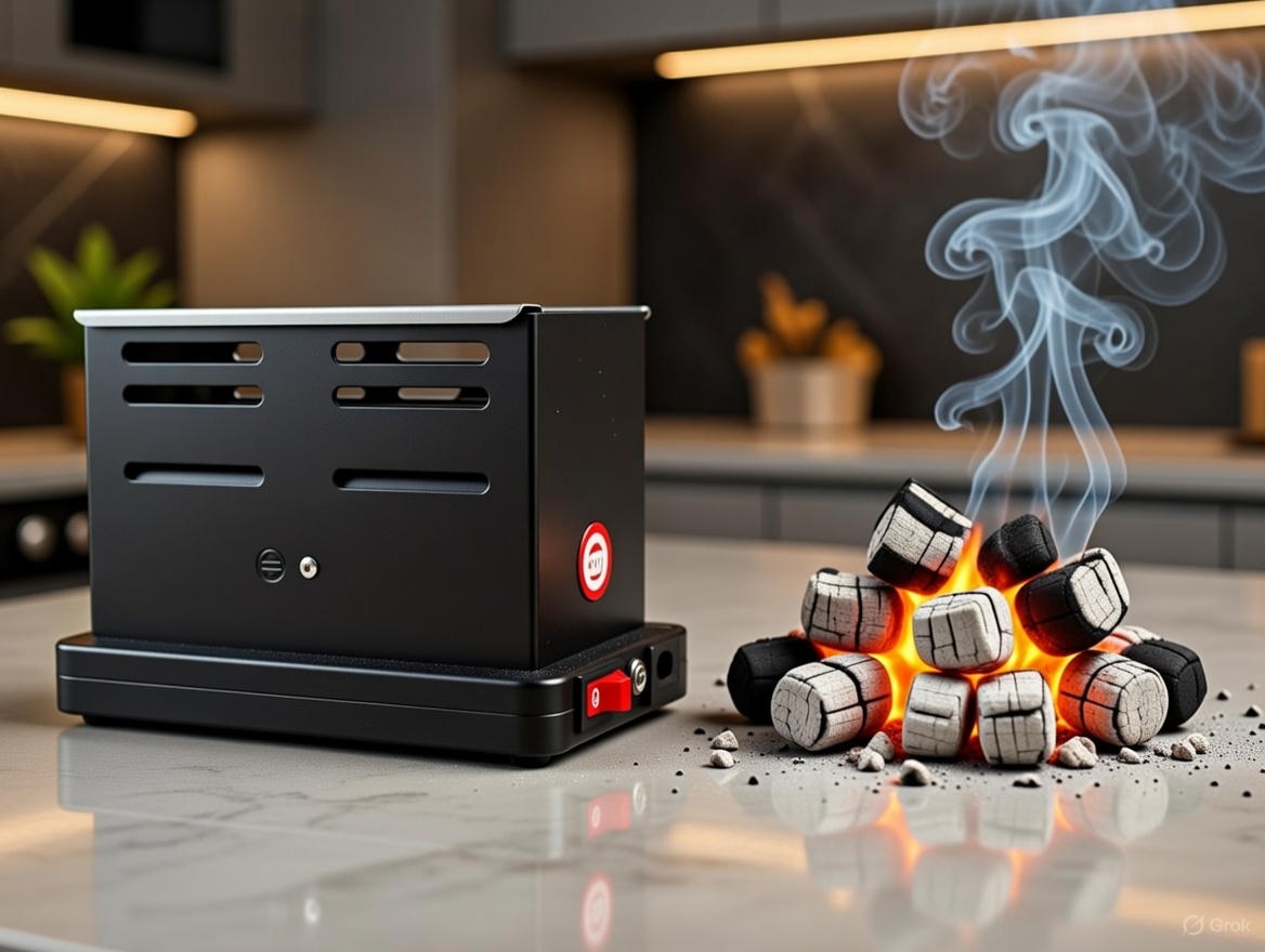 زغال سوز برقی درجه یک BOKO ( با کابل قوی 💪 ) یک بار خرید برای همیشه